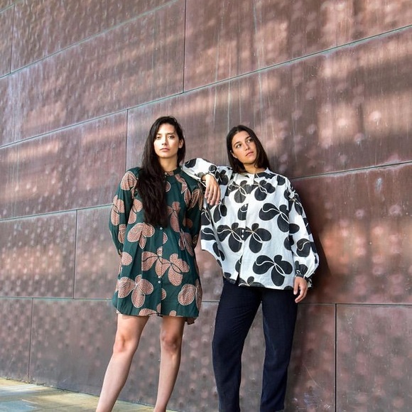 SEEK COLLECTIVE SONIA SHIRT DRESS HILMA PRINT - Picture 4 of 9